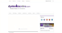 Desktop Screenshot of dyslexicsonline.com